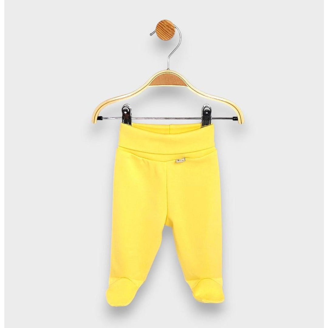 Rainy Set de 2 perechi de pantaloni cu botosei și betelie întoarsă 56 - 68 cm. galben/aqua