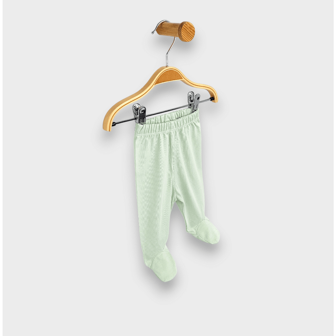 Set de 3 pantalonași cu botoșei Rainy, 48 - 74 cm, alb/măr/cer