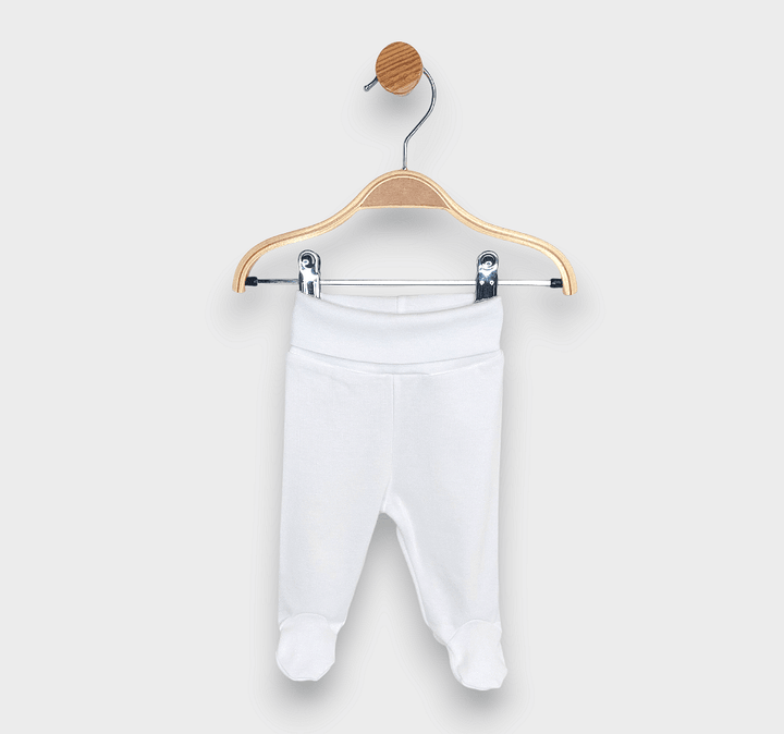 Set Rainy de 3 perechi de pantalonași cu botoșei cu talie pliabilă, 48–74 cm, kiwi/alb/roz
