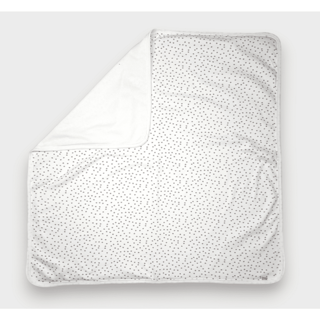 Rainy Scutec de vară pentru bebeluși cu stele gri și bej 85x85 cm.