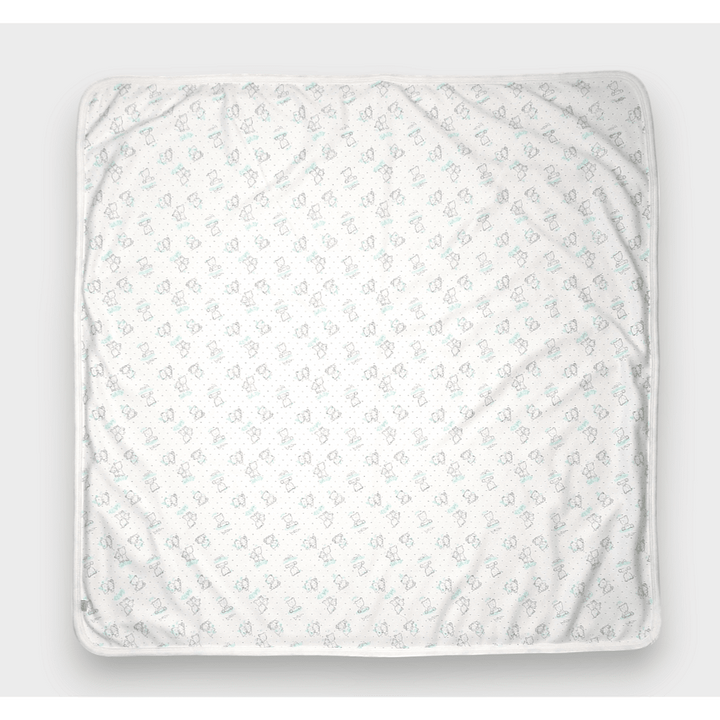 Rainy Păturică de vară pentru bebeluși cu ursuleți gri Baby 85x85 cm.