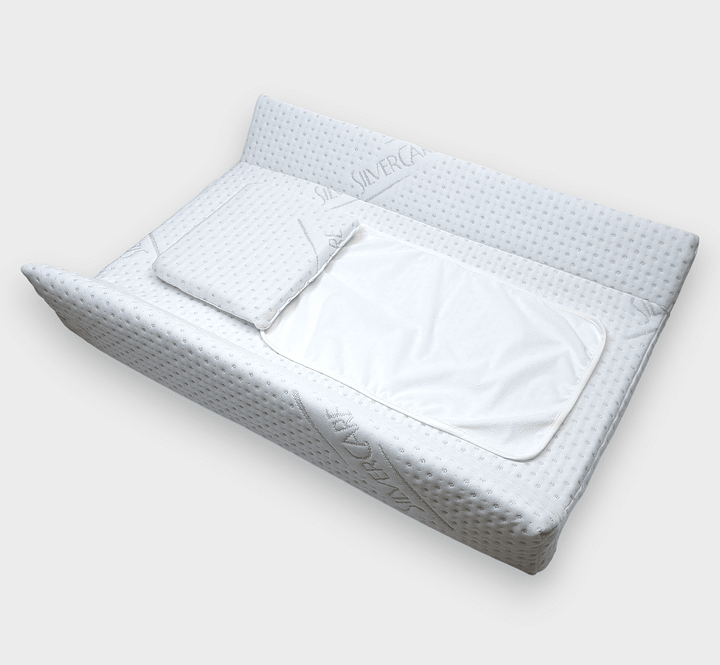 Rainy Salteluță moale pentru schimbat scutece 50/75 cm. Silver