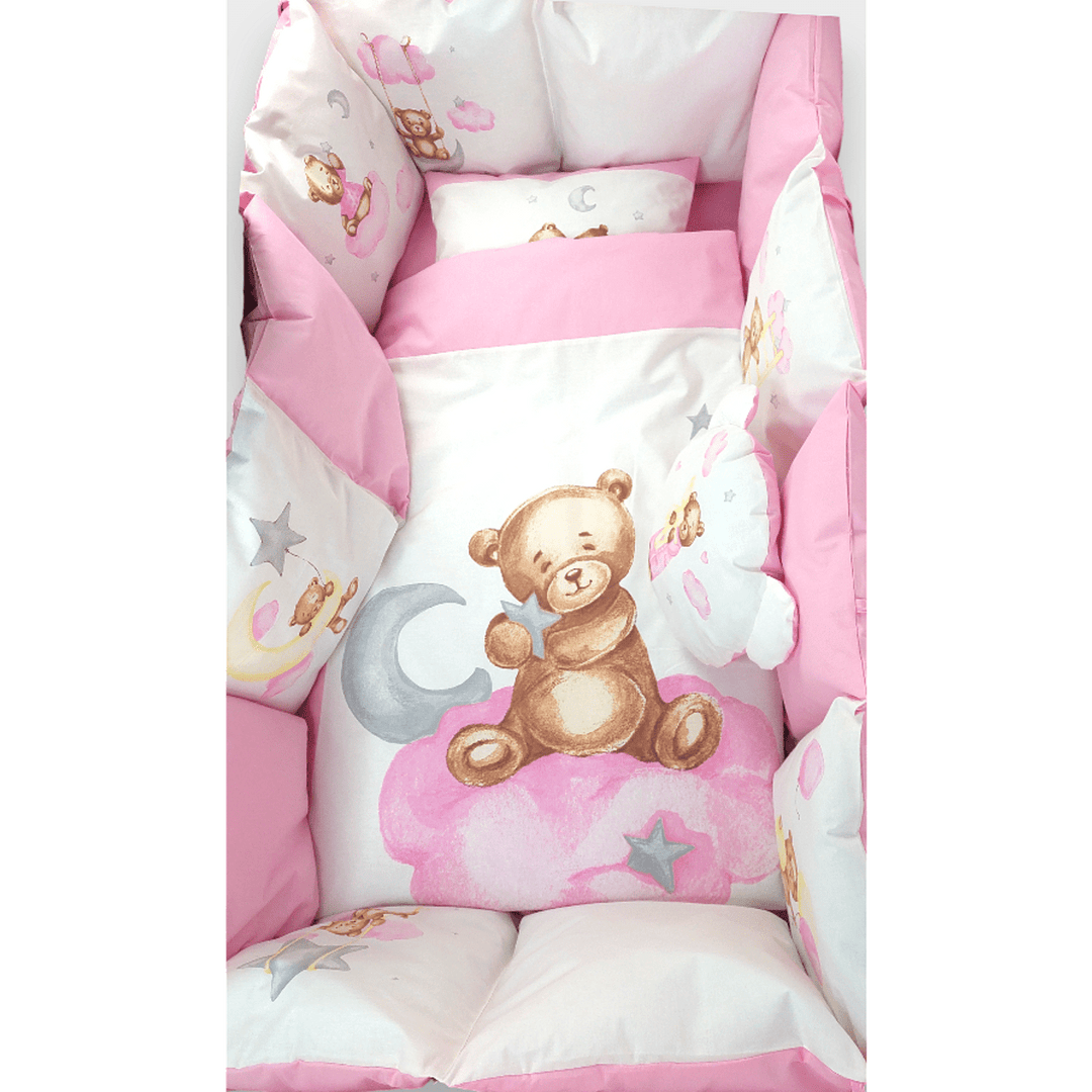 Rainy Protecție pentru pătuț Baby Bear, mărime universală, roz