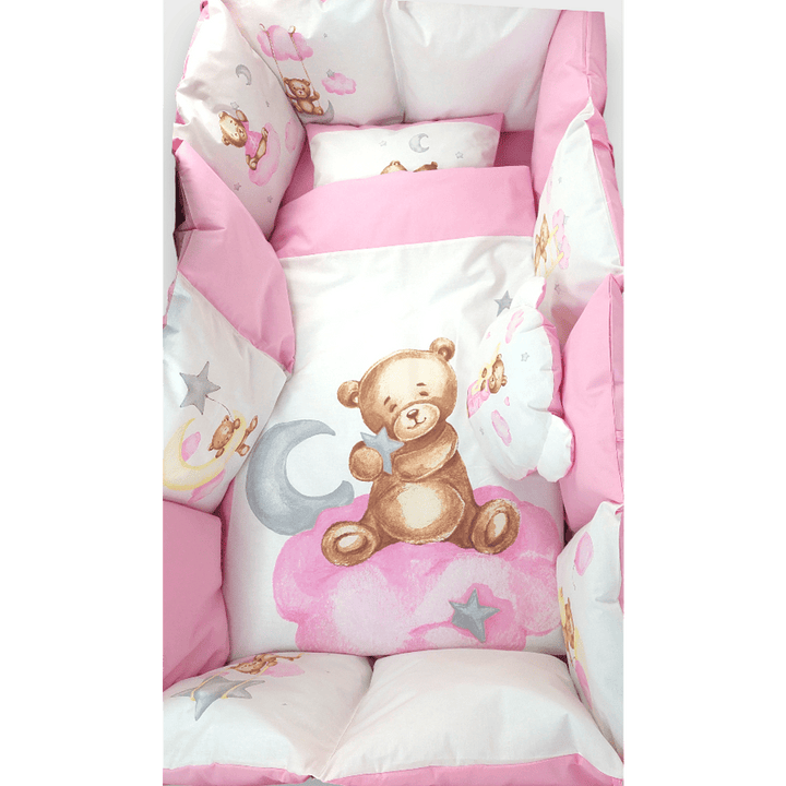 Rainy Protecție pentru pătuț Baby Bear, mărime universală, roz
