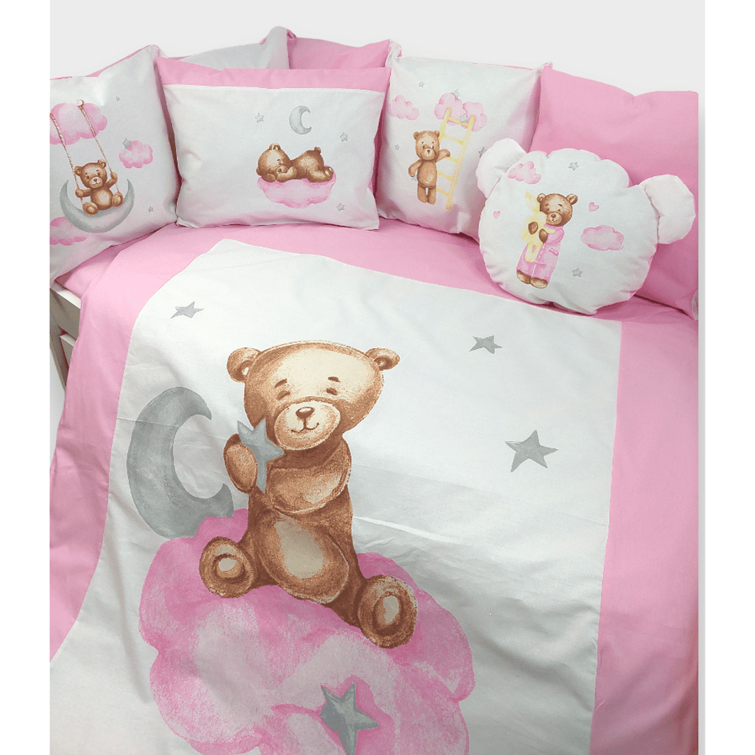 Rainy Protecție pentru pătuț Baby Bear, mărime universală, roz