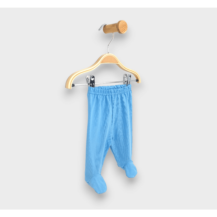 Rainy Pantaloni cu botoșei pentru bebeluși 48 - 62cm. albastru