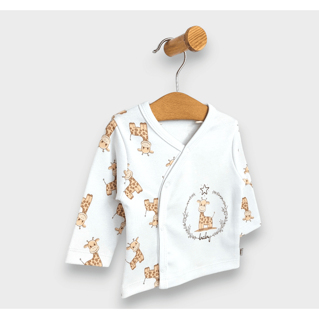 Set bebeluș Rainy Premium din 3 piese Girafă 48-62 cm.