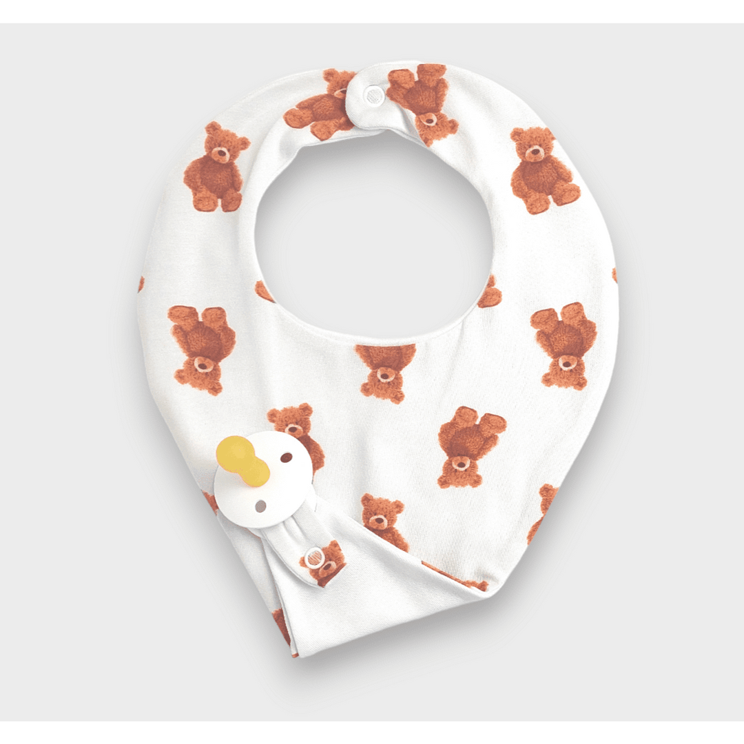 Set complet pentru nou-născuți Rainy Premium 10 piese Bears Vară + suzetă Bibs cadou