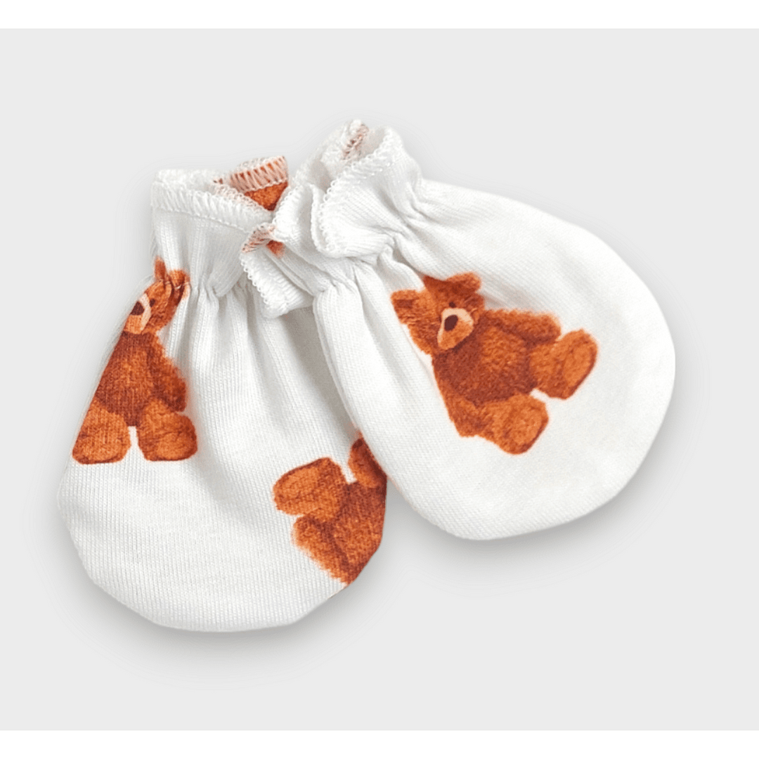 Set complet pentru nou-născuți Rainy Premium 10 piese Bears Vară + suzetă Bibs cadou