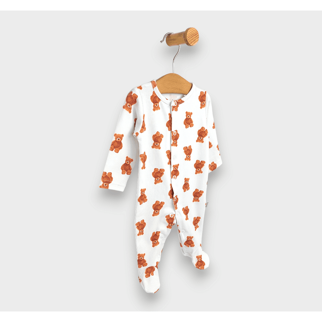 Set complet pentru nou-născuți Rainy Premium 10 piese Bears Vară + suzetă Bibs cadou