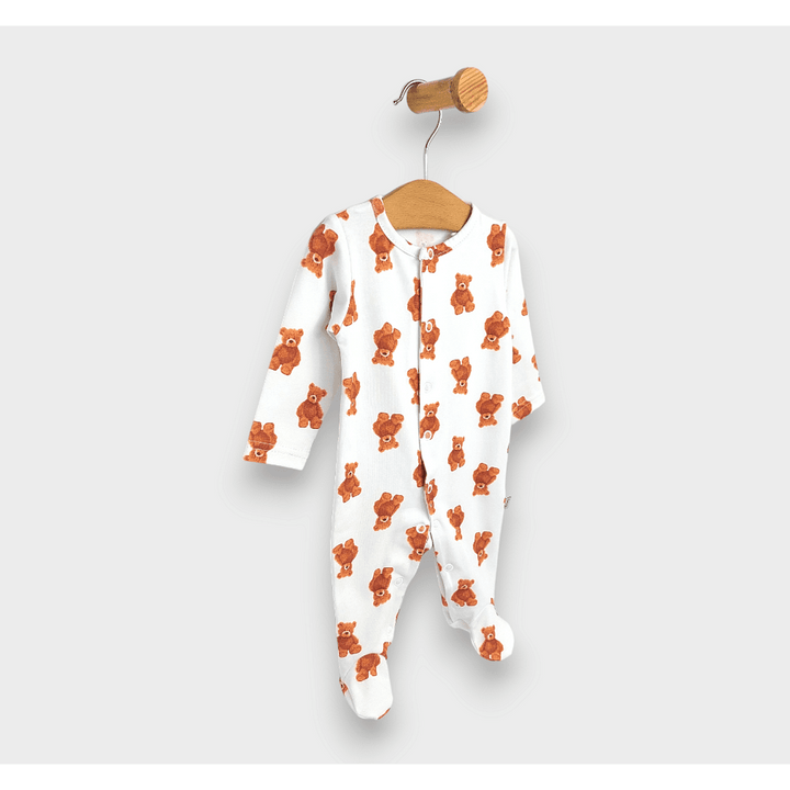 Set complet pentru nou-născuți Rainy Premium 10 piese Bears Vară + suzetă Bibs cadou