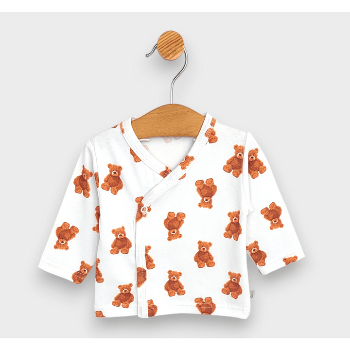 Set complet pentru nou-născuți Rainy Premium 10 piese Bears Vară + suzetă Bibs cadou