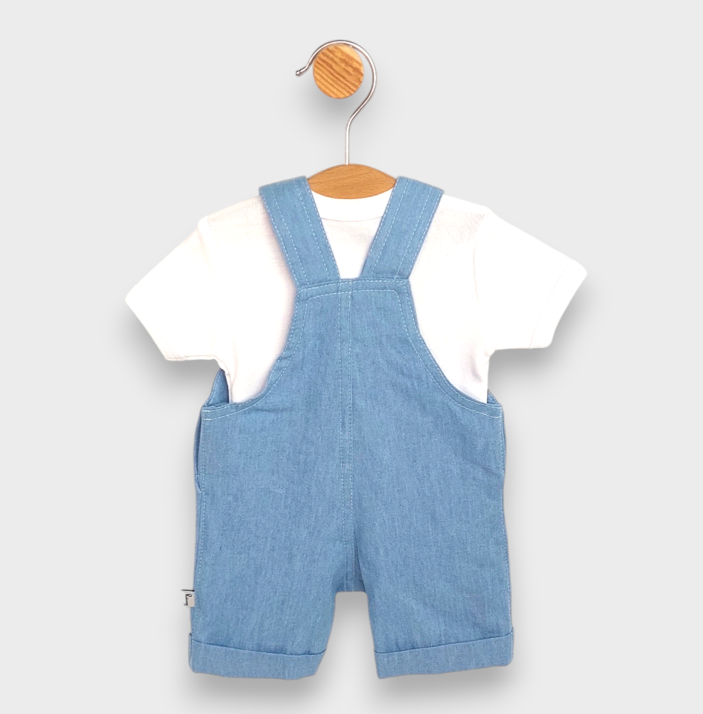 Rainy Set bebe 2 piese Ursuleț 56-80cm. denim