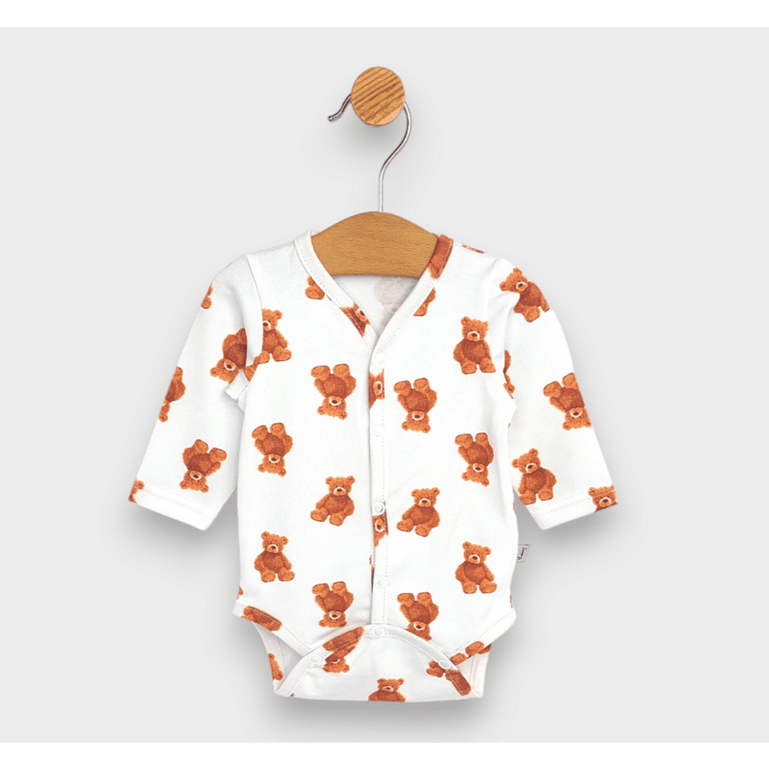Rainy Premium Body bebeluși Bears cu închidere frontală mânecă lungă 48 - 80 cm.