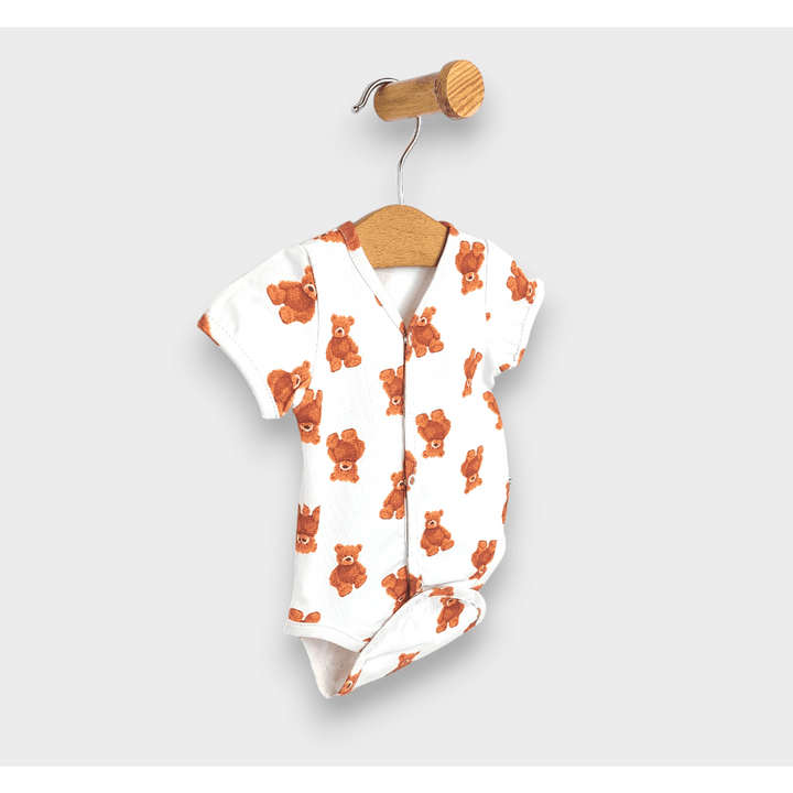 Rainy Premium Body bebeluși Bears cu închidere frontală mânecă scurtă 48 - 80 cm.