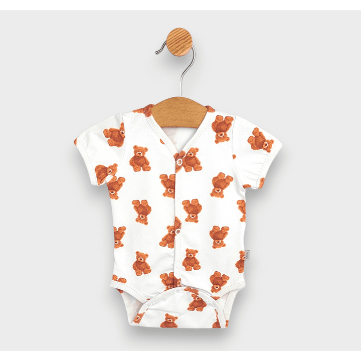 Rainy Premium Body bebeluși Bears cu închidere frontală mânecă scurtă 48 - 80 cm.