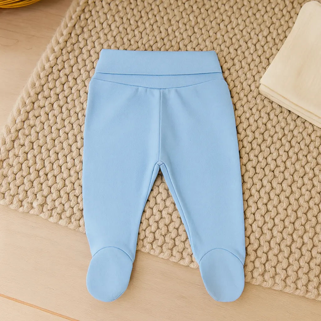 Rainy Pantaloni de bebeluș cu talie întoarsă 48 - 74 cm. albastru